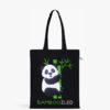 Bamboozled Panda Zipper Canvas Tote Bag Online