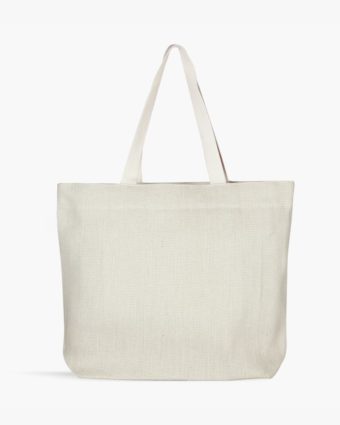 White Plain Jute Shopping Bag Online