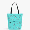 Waddle We Do Medium Tote Bag For Women and Girls Online